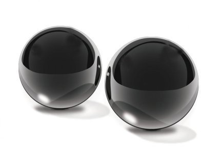 GLASSVIBRATIONS Liebeskugeln phantom schwarz Ø 3,0cm
