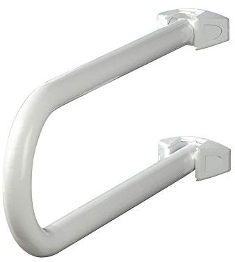 WENKO Badstützgriff Secura, Aluminium, 53 x 21 x 10 cm, Weiß