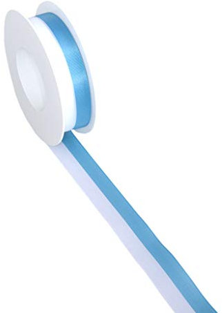 Vereinsband - blau, weiß - 75 mm x 25 m - 2436 75 81