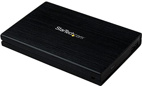 StarTech.com 2.5 Hard Drive Enclosure - Supports UASP - SATA 6Gbps - USB 3.0 External Hard Drive Enclosure - SSD/HDD Enclosure (S2510BMU33)