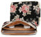 KAYOND Rose Pattern Water-resistant 14 inch Canvas laptop sleeve for 14-14.1 inch HP/Dell/Lenovo/Asus/Acer/Samsung Notebook Computer (14-14.1 Inch, Black Rose)