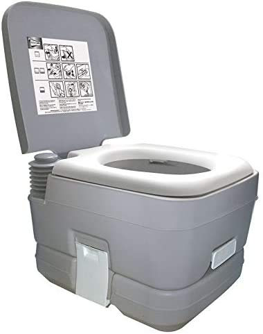 MP Essentials 10L Camping Travel Portable Lightweight Flushing Toilet Loo