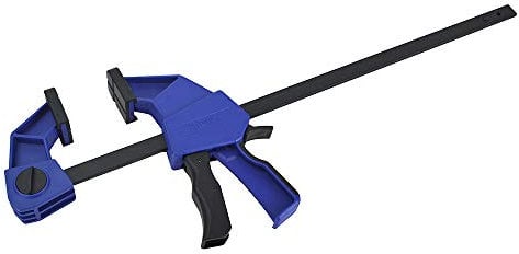 Faithfull FAIBCS12200 Heavy Duty Bar Clamp (300mm, 12in Capacity) and Spreader (560mm, 22in Capacity) 230kg Clamping Force
