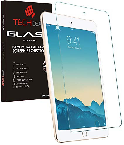 TECHGEAR iPad Mini 4, iPad Mini 5 (2019) Matt Schutzfolie - MATTE Blendschutz Schutzfolie Auflage, Original-gehärtetes Glas-Displayschutzfolie kompatibel mit iPad Mini 4 / Mini 5 (5. Gen)