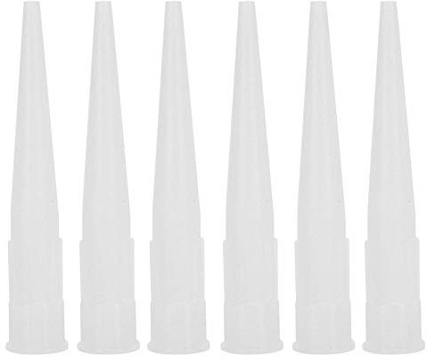 30 stücke Verstemmen Tipps Weiß Screw-On Sealant Silikon Kartuschenpistole Düse Ersatz Erweiterung Werkzeug Liefert