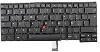RTDPART Teclado del Ordenador portátil para Lenovo Thinkpad S3 Yoga 14 Yoga 460 España SP 00HW773 00HW810 SN20F98424 MP-14A86E0J442 con retroiluminación Nuevo