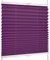 SchattenFreude Basic Klemmfix-Plissee für Fenster | Mit Klemm-Haltern | Ohne Bohren | Violett, Breite: 75cm x Höhe: 100cm