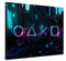 PICANOVA – Premium Leinwanddruck – Leinwandbild Cyberpunk City 80x60cm – Kunstdruck Auf 2cm Holz-Keilrahmen Für Schlaf- Und Wohnzimmer – Kollektion Gaming Console Gamepad Symbols