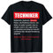 Beruf Techniker Geschenk Kollege Maschinenbau T-Shirt