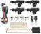 Auto Fernbedienung Zentrale Kit, Universal Autofernbedienung Türschloss Keyless Entry System Türen Zentralverriegelungs System 12V mit LED-Anzeige mit 2 Controllern