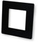 Single Light Switch Surround Acrylic Finger Plate Panel Socket (Black Gloss)