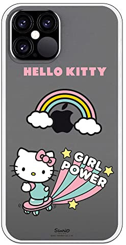 Original Schutzhülle kompatibel mit iPhone 12 oder 12 Pro mit Hello Kitty Girl Power Design