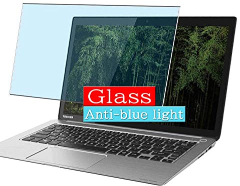 ノーブランド品 VacFun Anti Lumière Bleue Protection d'écran en Verre Trempé, compatible avec Toshiba KIRA 13.3 Laptop Visible Area Screen Protector