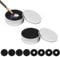 MABAHON 2 Pack Color Removal Sponge Makeup Brush Cleaning Box with 8 replacement Sponge Makeup Brush Quick Cleaner Brush Colour Removal Sponge Beauty Tool