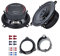 Ground Zero GZFF5.2 Auto Lautsprecher Boxen 220 Watt 13 cm 2 Wege Koax passend für Renault Kangoo (FW/KW) ab 2008 Türen Front