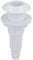 AB Tools 1 BSP Plastic Skin Through Hull Fitting 19mm & 25mm Hose Tail Bilge Pump Drain