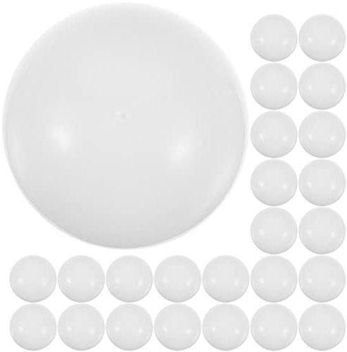 FOMIYES 25 Stücke Lotterie Bälle Zum Öffnen Befüllen Bingo Kugeln Teilbar Lotteriekugeln Spielbälle Plastikbälle Tischtennisbälle Beer Pong Partyspiel Saufspiele