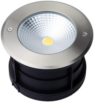 LeClubLED Spot LED encastrable sol 20W étanche IP67 - Blanc Chaud 3000K 1700lm - éclairage encastré diamètre 165mm E16-WW