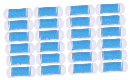 FRCOLOR 2sets Replacement Roller Foot File Replacement Head Electronic Foot File Head Roller Supplies Long 12pcs*2