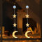 2 Stück Ramadan Deko Fenster Lichterkette Mit Saugnäpfe, LED Lichterkette Mond Ramadan Dekoration Fenster Licht, Ramadan Beleuchtung Ramazan Dekor, Warmweiß Ramadan Lichterkette Innen Deko