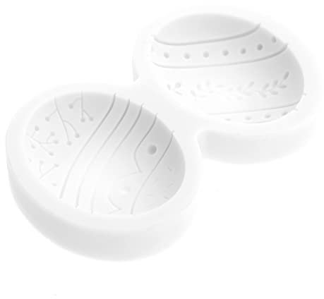 LIFKOME Silikonform Ostern Ei Kuchenform Fondant Backformen Cartoon Osterbackform Keksformen Silikon-kuchenform Einfach Reinigen