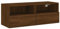 vidaXL Mobile TV a Parete Rovere Marrone 80x30x30 cm Legno Multistrato