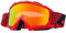 KINGBIKE Motocross Brille Mtb Brille Dirt Bike ATV Crossbrille goggle Sicherheit Tactical Riding Motorradbrillen für Herren Damen Jugend Fit ÜBer Brille (Rot-Rot, Erwachsene)