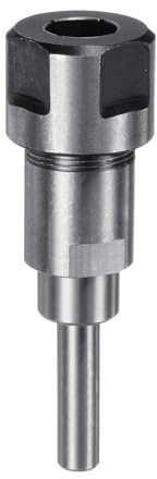 sourcing map Router Collet Extension Rod Converter Adapter 8mm to 12.7mm for CNC Engraving Machine Woodworking Milling Bit