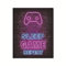 AKTOUR Etichette Nome per Citofono Gaming Wall Art Neon Game Room Decor Gaming Poster Game Room Wall Decor Teenage Boys Room Decor Video Pacchi per Spedizioni Bottiglie (A, A)