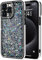 Lafunda Glitzer Hülle Kompatibel mit iPhone 15 Pro Max Handyhülle Mädchen Schuzhülle Glänzend Sparkle Diamond Hülle 3D Bling Kirstall mit Kameraschutz Case für iPhone 15 Pro Max Schwarz