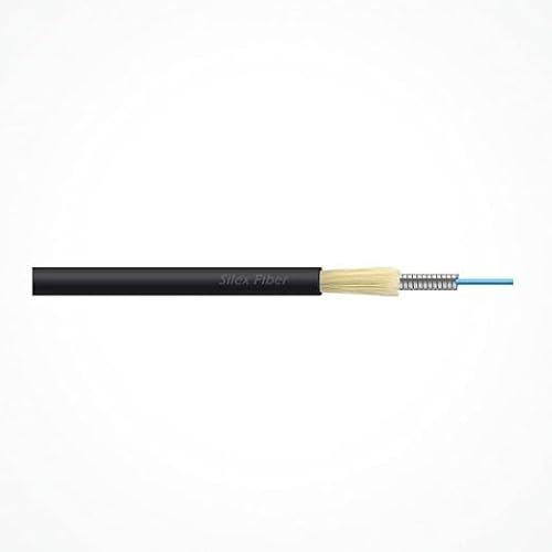 SILEXFIBER Silex - Cavo fibra ottica 1 fibra | G657A2 | KST1 | flessibile con copertura LSZH | armato metallico | 1FO | 100 metri