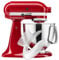 HOMGEN Ciotola in acciaio inox adatta per mixer KitchenAid da 4,5-5 QT con testa inclinabile lavabile in lavastoviglie 5 litri ciotola Kitchenaid viene fornita con spazzola per la pulizia e scudo