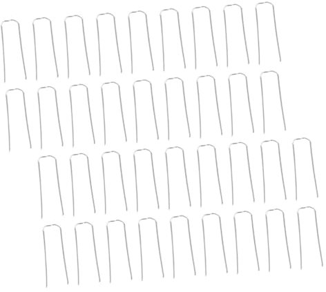 SHINEOFI 150 Stück Befestigungsstift für Blumenarrangements Begrünungsstifte Du steckst fest bastelmaterial gartenzubehör Hunde-Countersurf-Abschreckungsmittel Steaks zum Hacken Silver