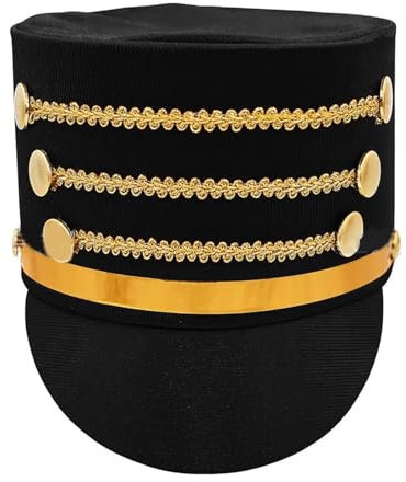 Mllepjdh Eleganter Nussknackerhut Hoher Hut Bequemer Nussknacker Soldatenhut Uni Hut für Themenauftritte