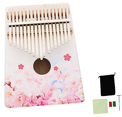 Toyvian Tragbares Daumenklavier Kalimba aus Weißkiefer Leicht und Kompakt Klarer Klang für Kinder und Anfänger Geschenk für Unterwegs