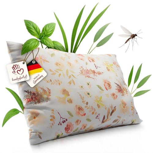 Navango® Coussin Anti-Moustiques Naturel – Mélange de Plantes Répulsif – Déco Maison – Protection Discrète pour Nuit Paisible – Idéal Maison, Voyage, Camping
