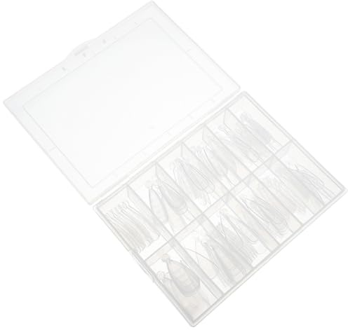 VALICLUD Abs Nagelverlängerungsformen Transparentes Maniküre Zubehör mit Skala 120 Stück für Gel und Acrylanwendungen für Anfänger im Nagelstudio oder Hause