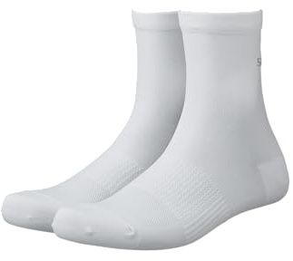 SHIMANO Unisex Performance Mid My26 Socken, White, 45-48