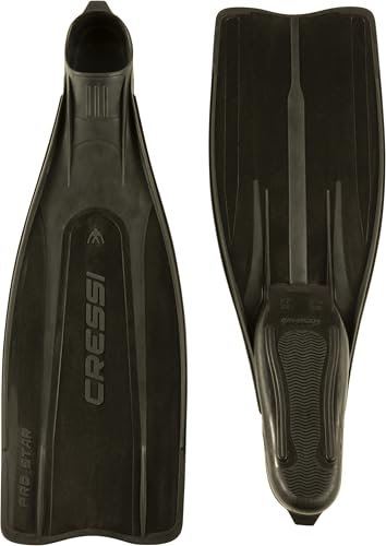 CRESSI Schnorchelflossen & Schwimmflossen Pro Star, schwarz, 37/38, BG185037