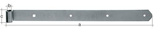 Alberts 313845 Ladenband | in verschiedenen Ausführungen | feuerverzinkt | Rolle Ø13 mm | Größe 400 x 40 mm
