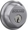 SCHLAGE B60N626 Deadbolt with Standard Trim Keyed 1 Side, Highest Residential Security, Satin Chrome