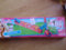 Barbie Folding Scooter Pink & Blue with Glitter Tires & barbie design