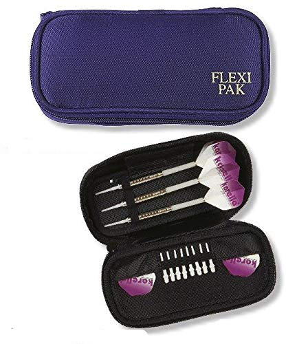 Darttasche Flexi-PAK, Farbe dunkelblau, für Steel- und Softdarts Die praktische Dart-Tasche mit herausnehmbarem Innenteil (ohne Inhalt)