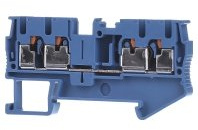 Durchgangsreihenklemme 0,14-4qmm, 5,2mm, bl PT 2,5-QUATTRO BU,Elektroinstallation,Phoenix Contact,PT 2,5-QUATTRO BU,4046356329866