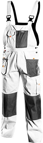 Profi Arbeitslatzhose weiß/grau (Neo) M/50