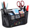 EasyPAG Office Mesh Desk Tidy Versatile Stationery Storage Desktop Organiser Pen Holder with Drawer,Black