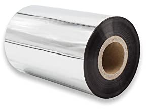 vhbw 1x Thermotransfer-Band kompatibel mit Valentin Vario 104/8, 107/12, II-Serie, Pica, Solo Drucker Etikettendrucker, Wischfest, 100 mm x 300 m, Wachs-Plus Schwarz