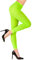 W WIDMANN MILANO Party Fashion - Neon Leggings für Damen, 70 DEN, Strumpfhose 80er Jahre, Karneval, Mottoparty