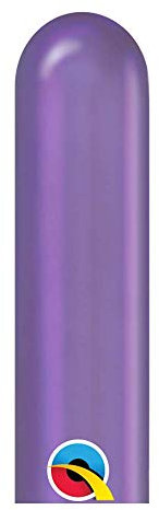 260Q Chrome Purple 100Ct Qualatex Plain Latex Modelling Balloons