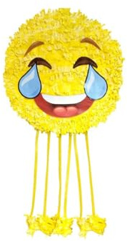 DISBACANAL Kichernde Emoji-Piñata